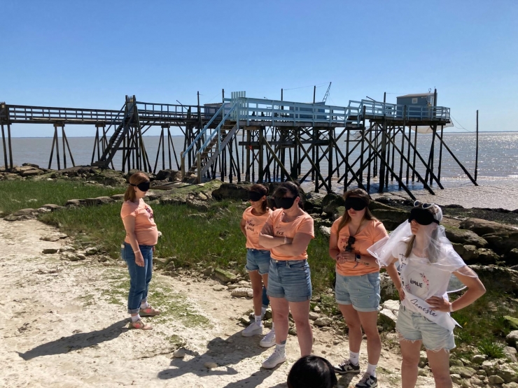 Una de les experiències sensorials a les vinyes les Hauts de Talmont.